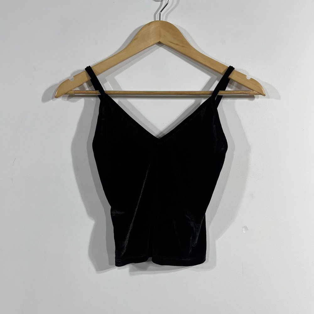 Brandy Melville Fairy Grunge Y2K Babydoll Velvet Cami Tank Top Womens Small 90s